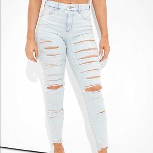 American Eagle Curvy High Waisted Jegging Crop